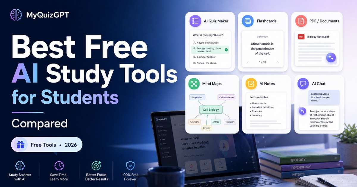 8 Best Free AI Study Tools for Students Compared for 2026