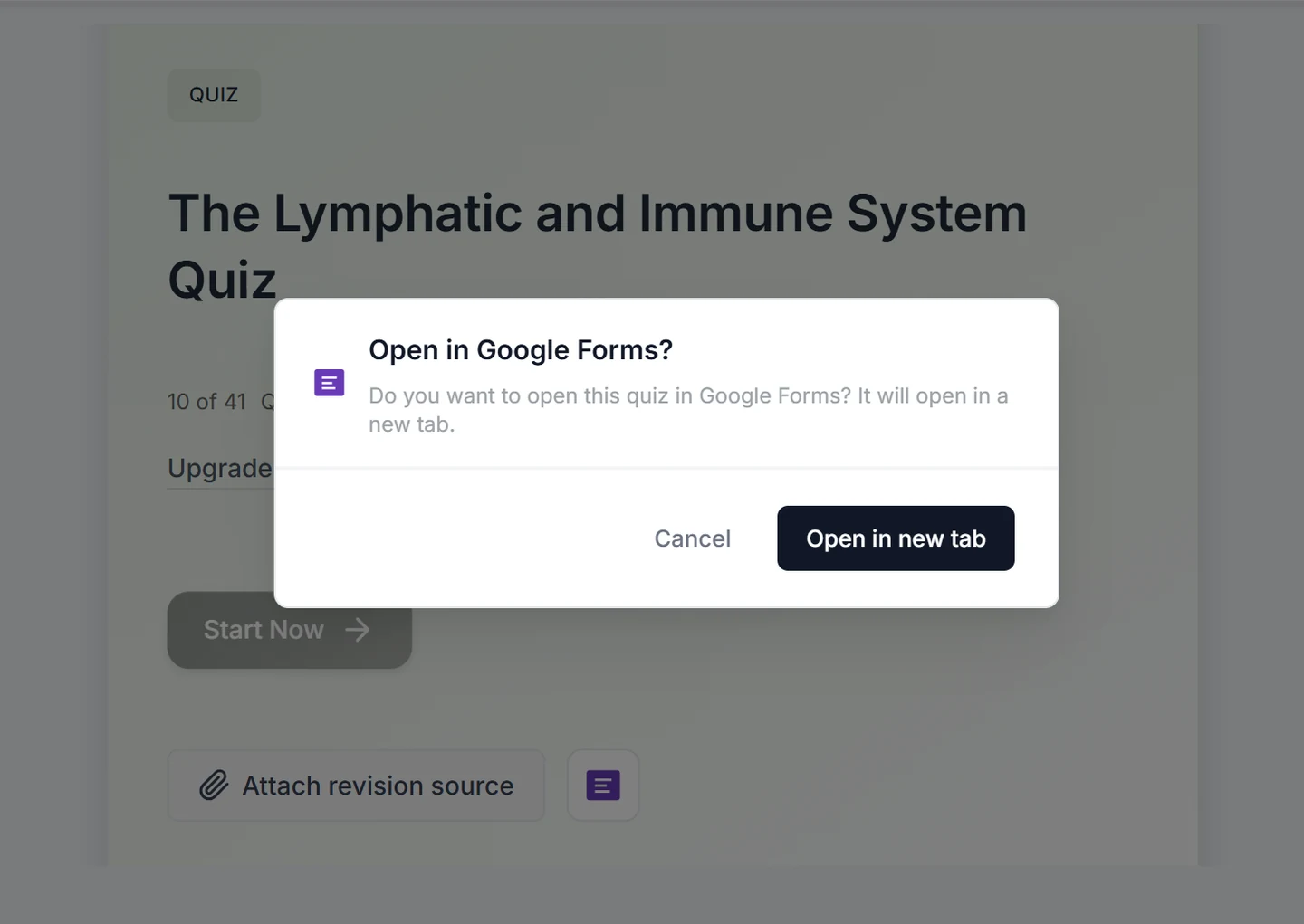Workflow from ChatGPT and MyQuizGPT to Google Forms
